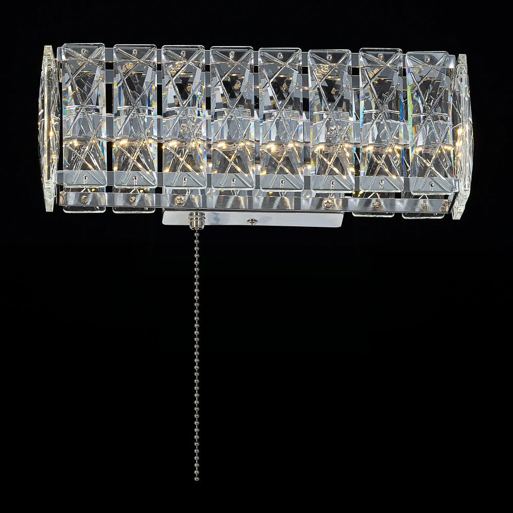 Citilux PALANT CL325312 LED Бра хрустальное с выключателем Хром