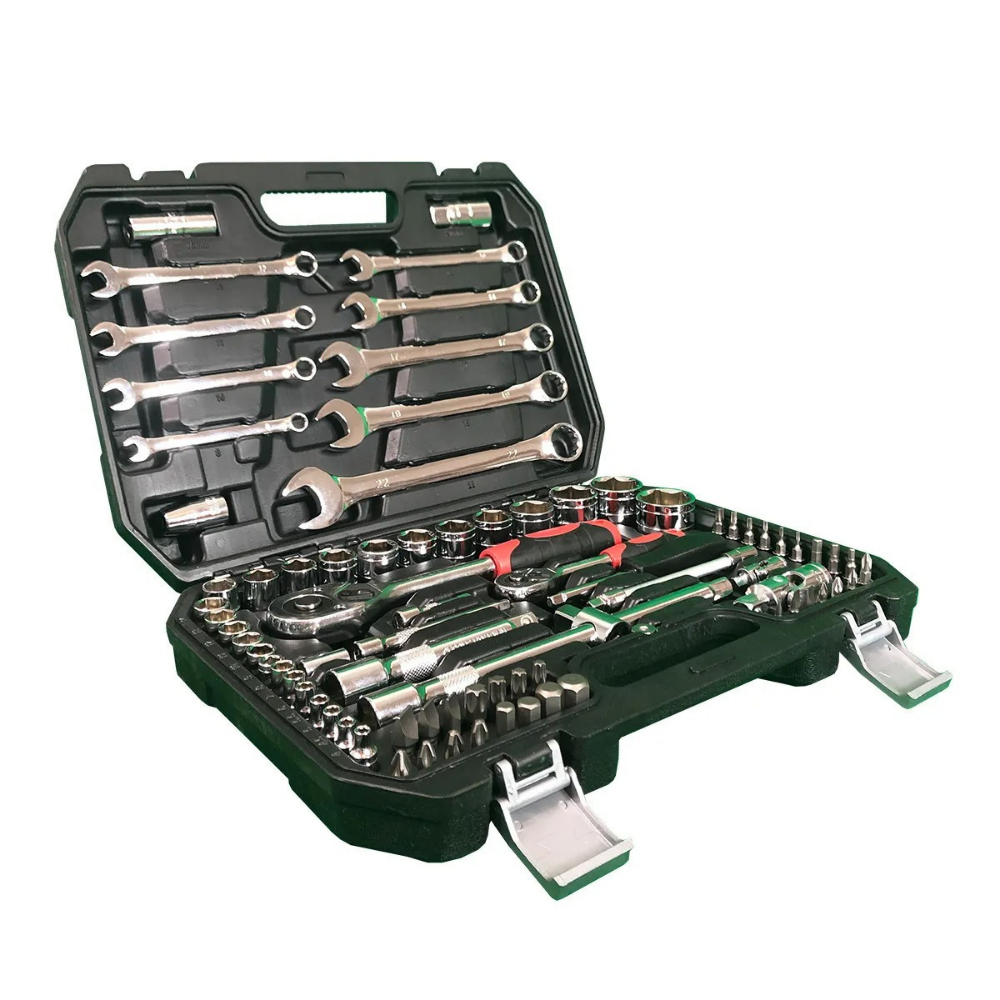 Набор инструментов HABCO 82 предмета в пластиковом кейсе, Набор ключей и головок, автомобильного инструмента