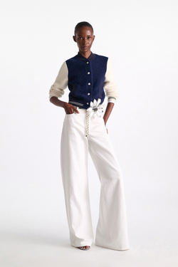 Джинсы из хлопка