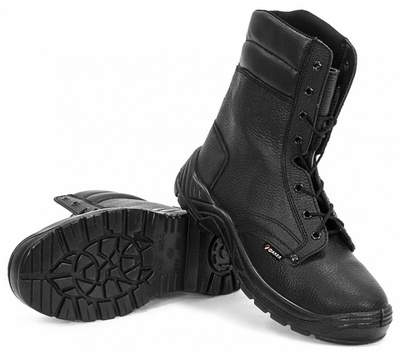 Ботинки хромовые с высоким берцем "Омон"