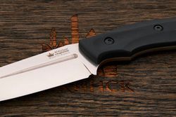 Нож туристический Kizlyar Supreme Cityhunter, клинок 105мм, сталь AUS-8, рукоять G10 чёрный