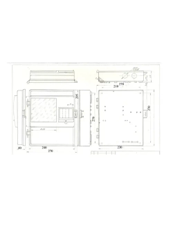 Щит учета электроэнергии КДЕ -1 для электрических счетчиков 1шт
