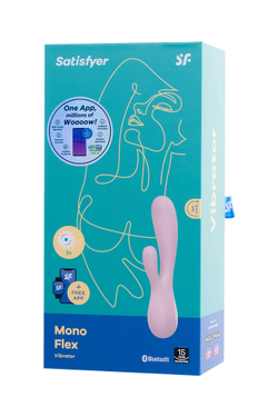 Вибратор-кролик Satisfyer Mono Flex с приложением (розовый)