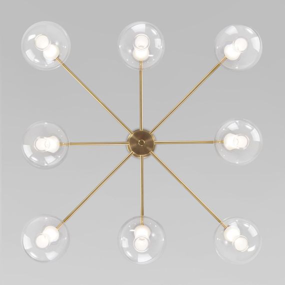 Потолочная люстра Eurosvet Magma 60175/8 латунь