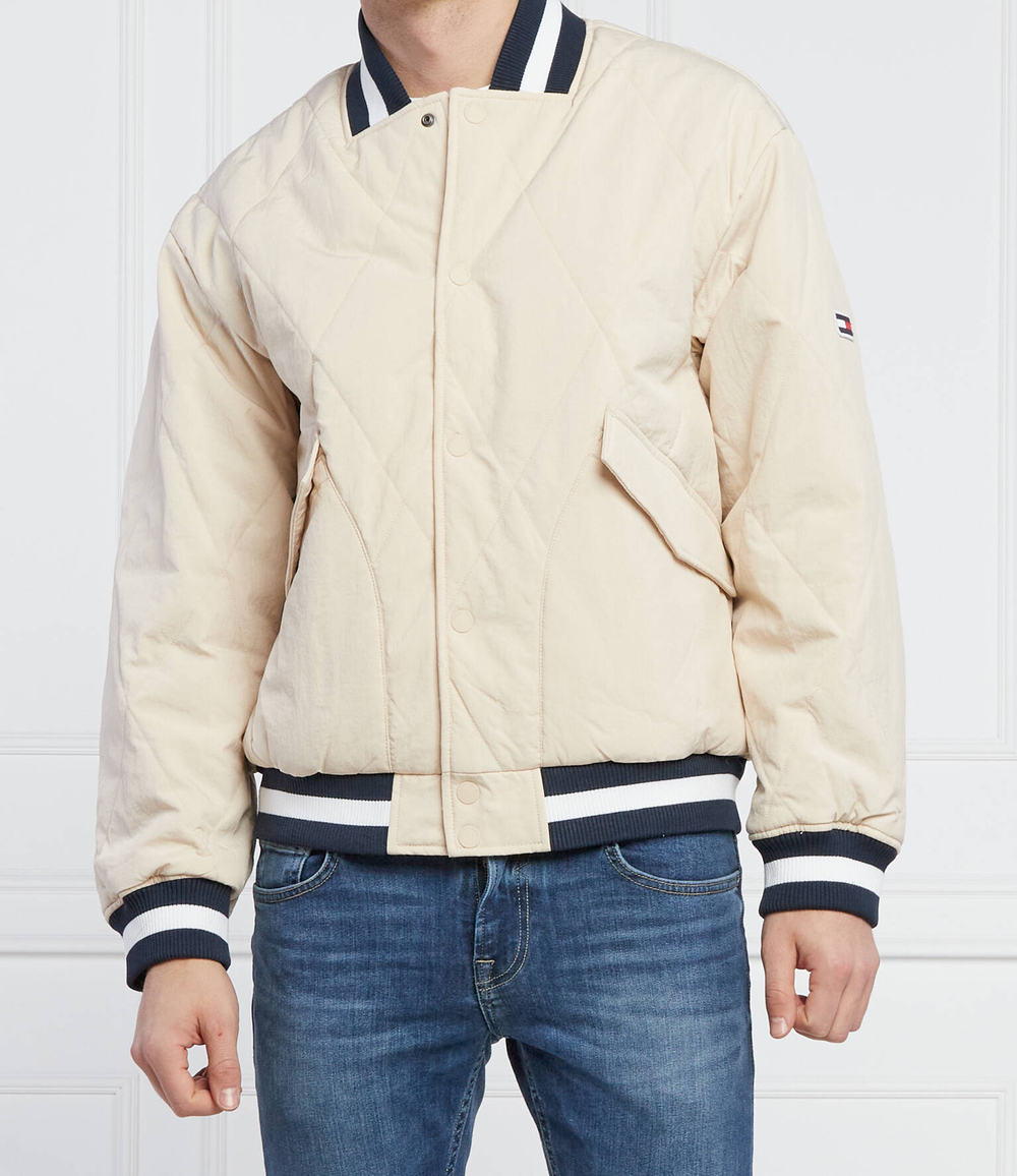 куртка бомбер Tommy Jeans - кремовый (DM0DM12307)