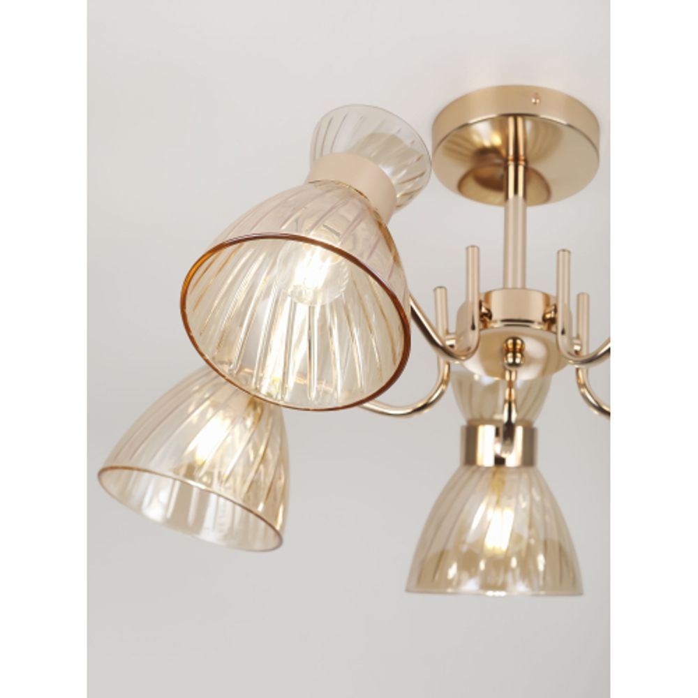 Люстра Rivoli   9183-305 5хЕ27 60 Вт модерн