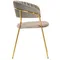 Стул Drixen бежевый с золотыми ножками