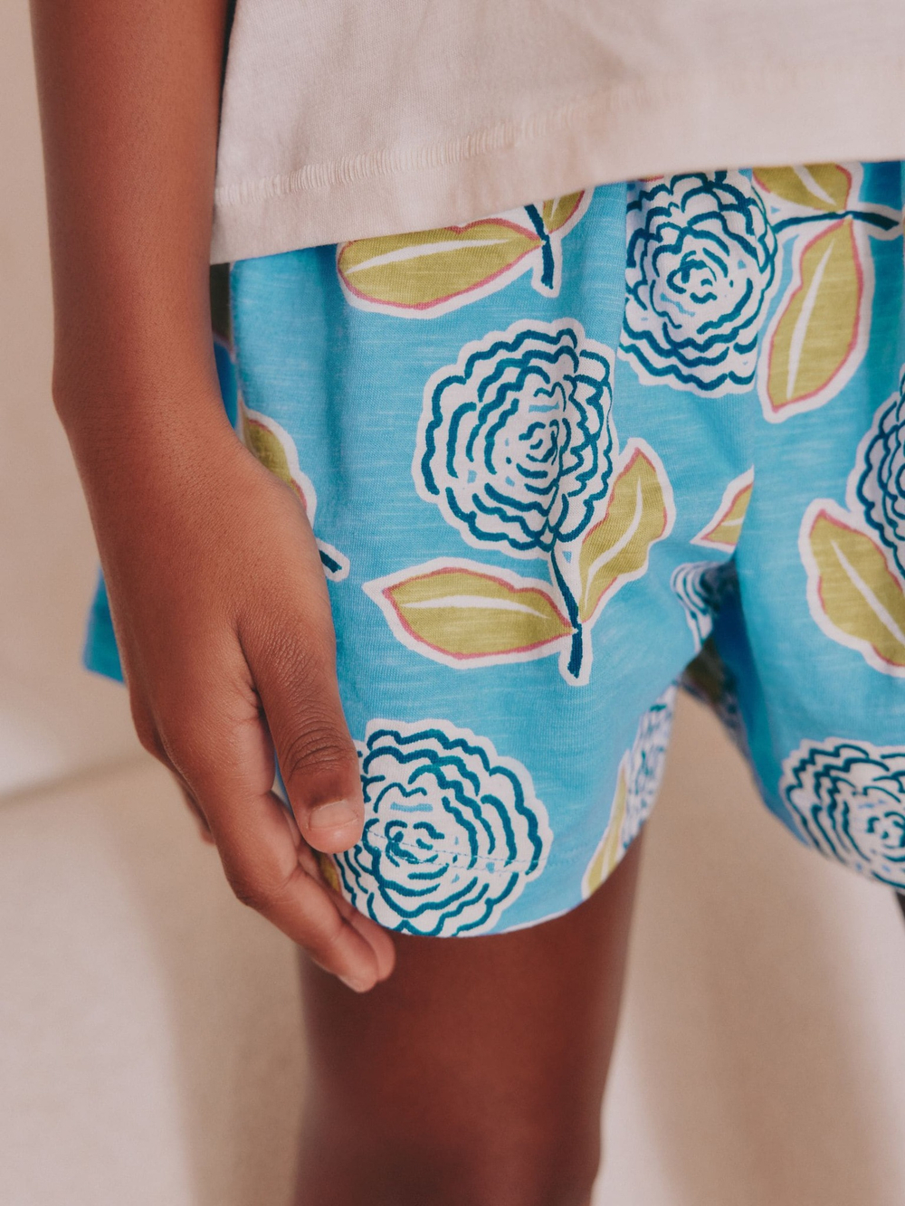 Пижама для девочки Next AC5-509, 3 шт., Розовый, Голубой, Молочный