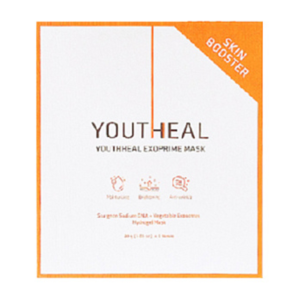 YOUTHHEAL Гидрогелевая маска с двойным ПДРН и двойными экзосомами 30 гр.| Skinbooster Exoprime Mask