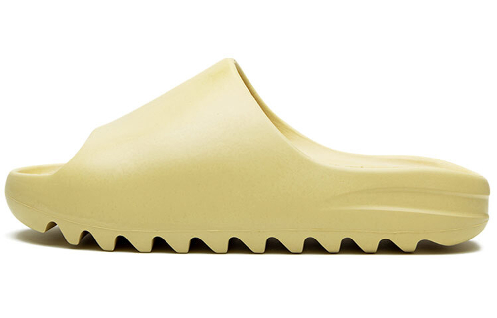 Adidas originals Yeezy Slide yellow "sand" sports slippers for men and women