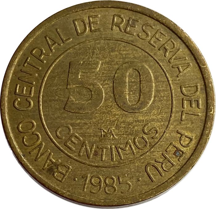 50 сентимо 1985 Перу