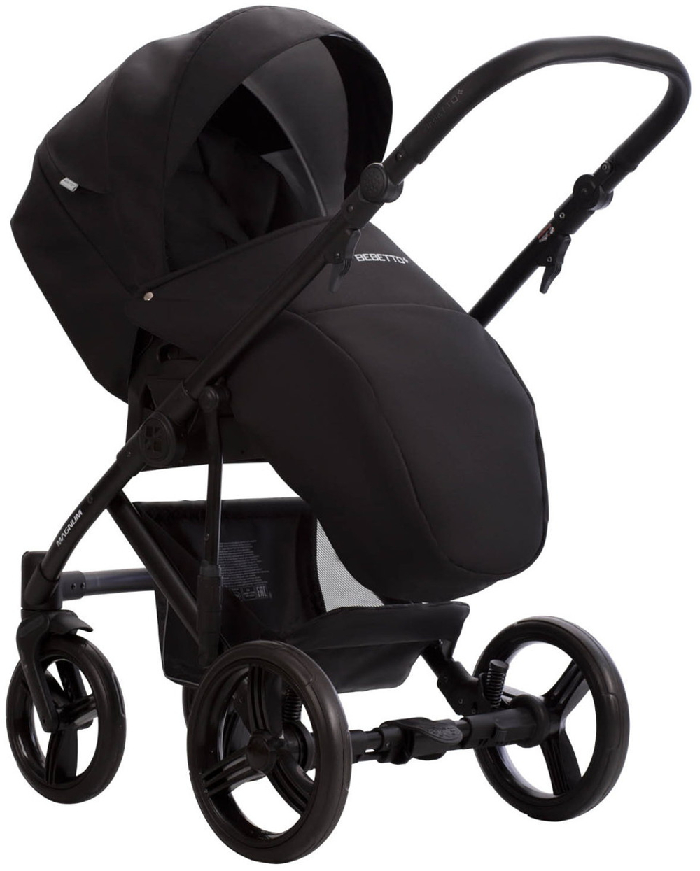 Детская коляска Bebetto Magnum Light 3 в 1 с автокреслом Avionaut Cosmo 05 черный