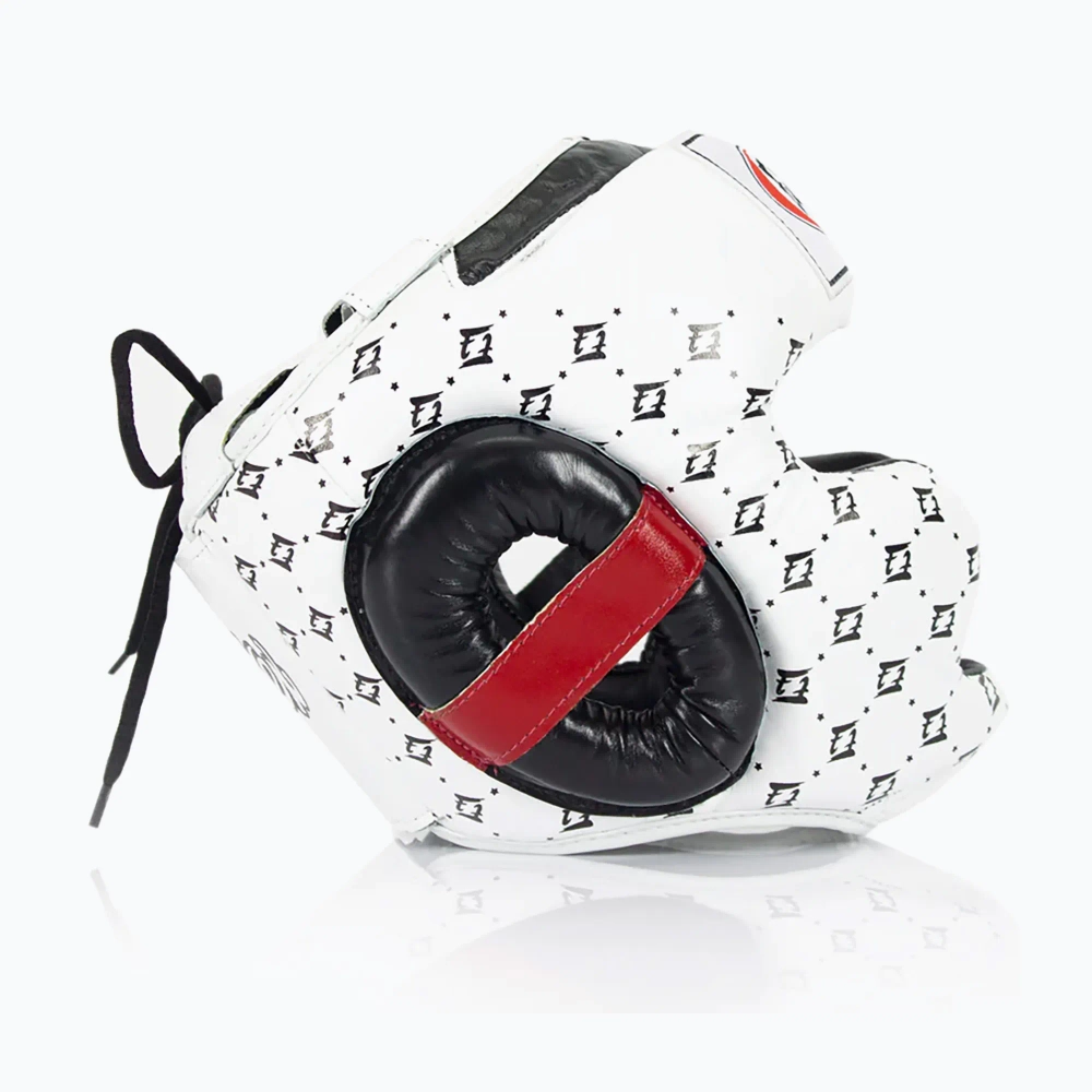 Боксёрский шлем Fairtex Super Sparring white/black