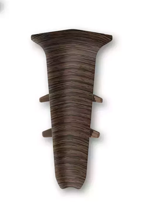 Угол внутренний для плинтуса 70мм "Деконика", 301 Венге