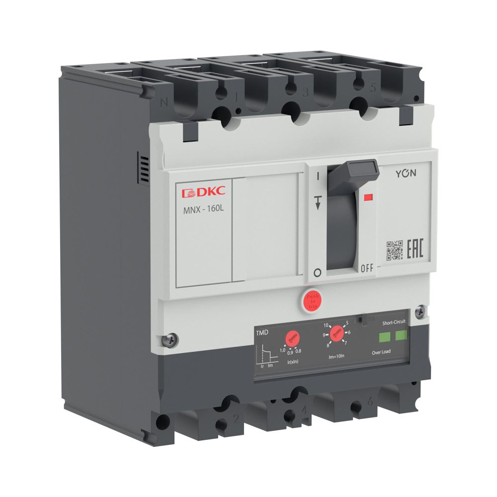 Авт. выкл. пост. тока YON pro MNX160L 4P 32A 25kA при DC1000V расц. TMD DC