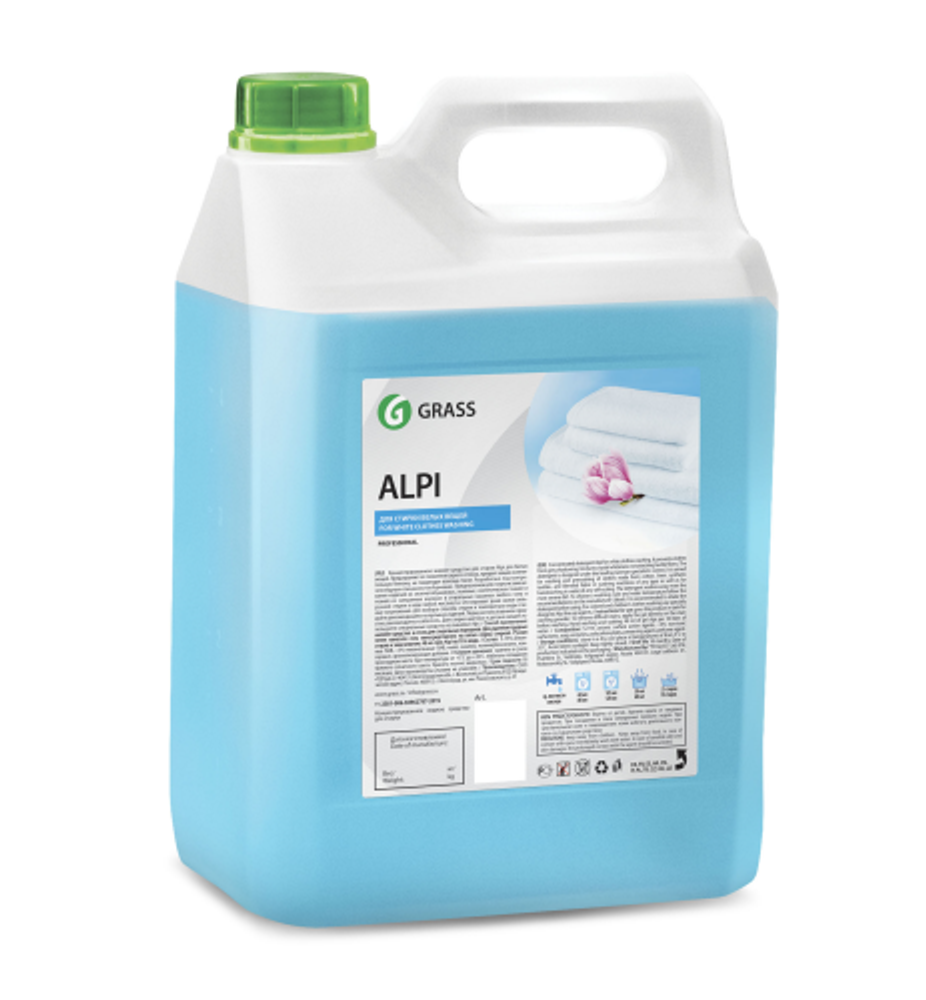 GraSS Гель для стирки белого белья ALPI white gel 5л