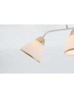 Люстра потолочная E27*3*60W белый, золото