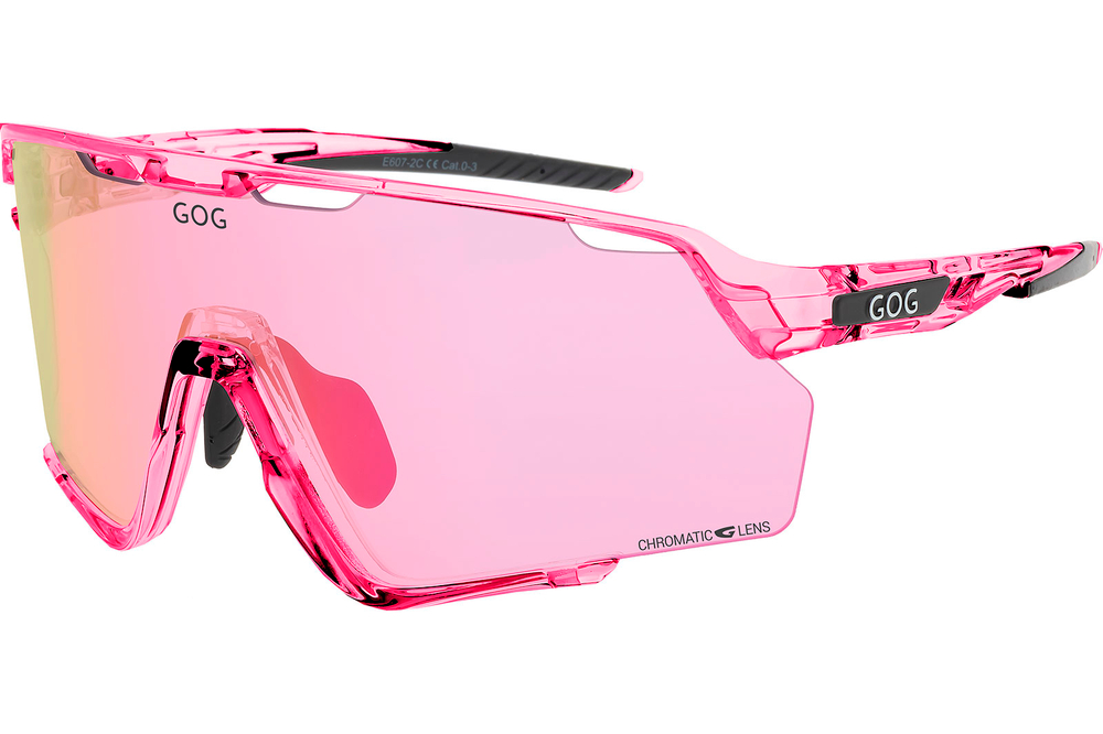 Спортивные очки GOG Prometheus / Photochromic Pink/Black / Reflex Pink