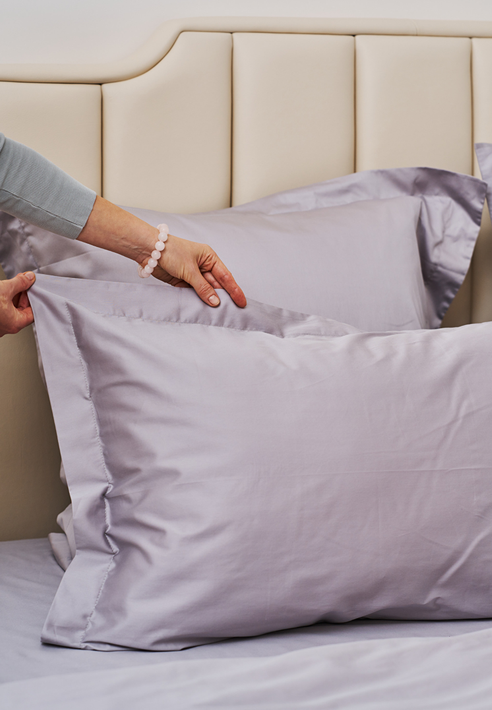 Постельное белье 2 спальное евро Luxberry Daily Bedding французский серый