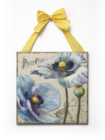 Панно на стену для интерьера набор 4 шт "Лаванда"