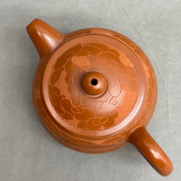 Чайник из исинской глины, 180мл, 131068 (темная и светлая глина)