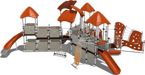 Детский городок Майорка (комплектация 4, паттерн Vector)