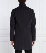 Хлопковое пальто h hyde standup c BOSS BLACK - темно-синий(50502271)