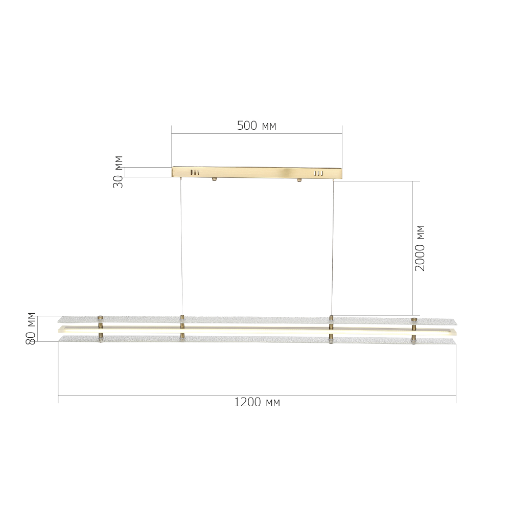 Светильник подвесной FAGY LED 30W 4000K