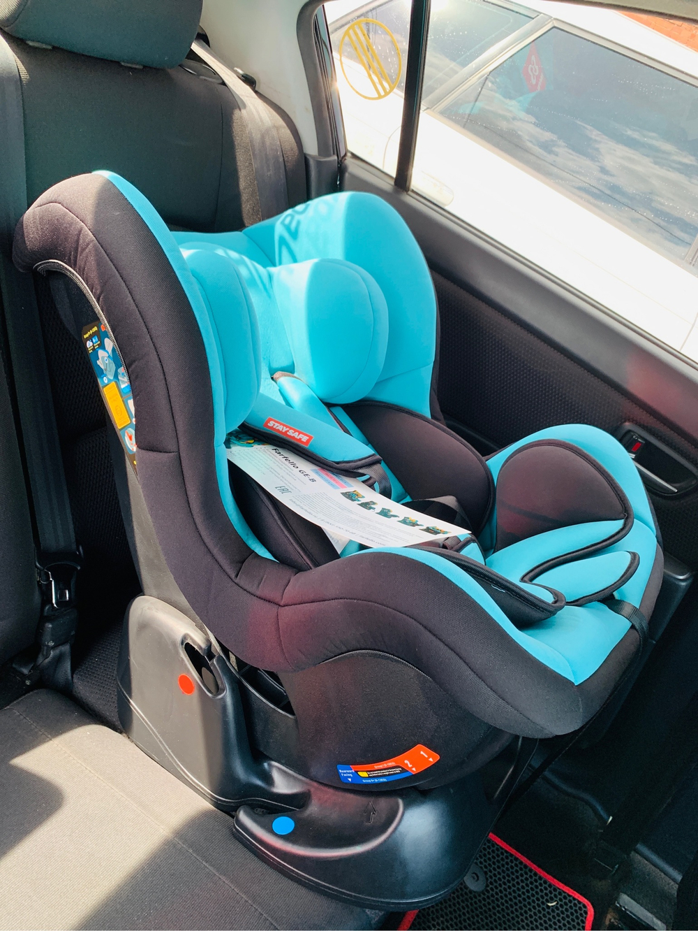 Автокресло детское GE-B (Мятно-чёрный (mint+black)) Артикул: GE-B/5