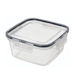Контейнер для продуктов герметичный квадратный 1,5л с защелками (бесцветный)
