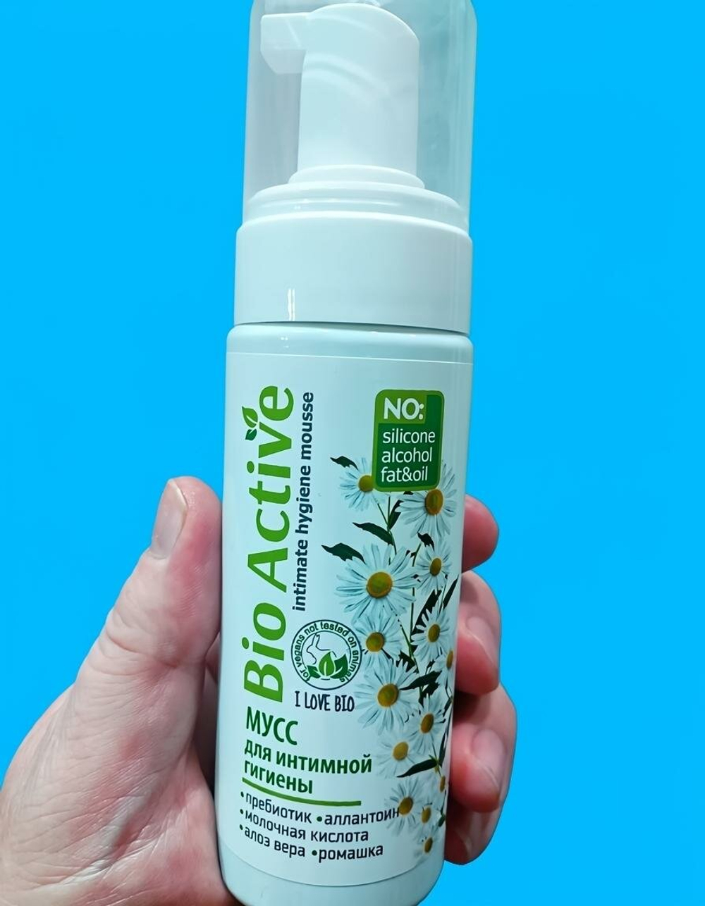 Мусс BIO ACTIVE для интимной гигиены 150 мл