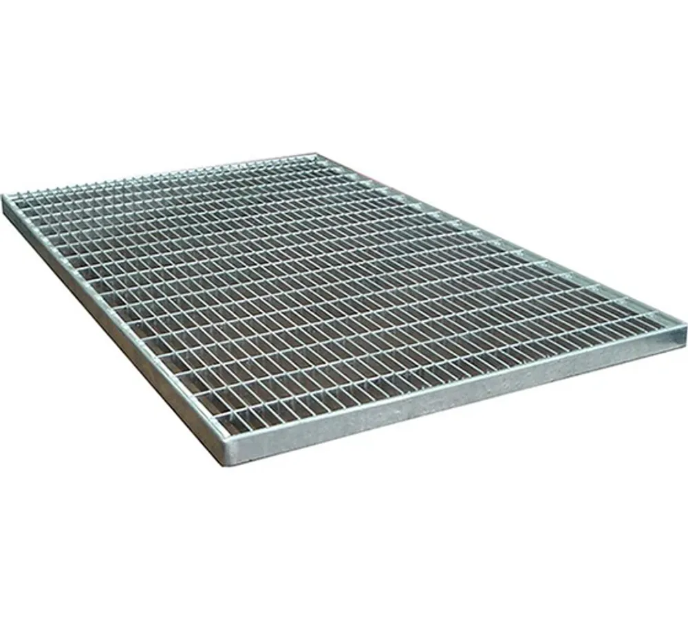 Решетка придверная стал оцинк. 390*590*20 для поддона AQUASTOK