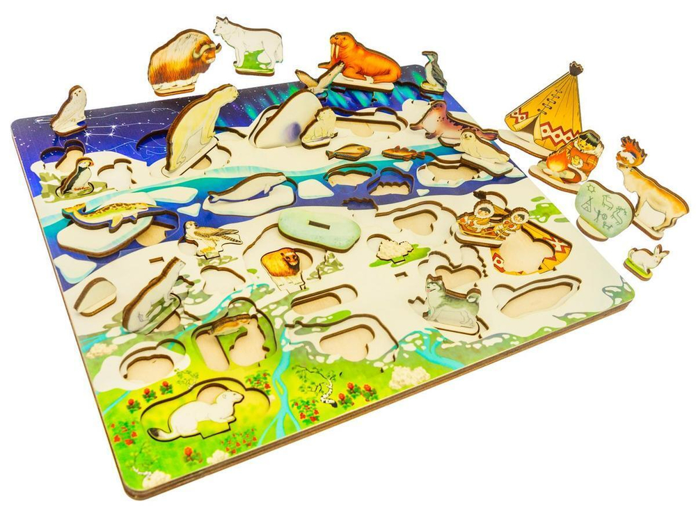 Доска 3D "Под Большой Медведицей" 52дет.