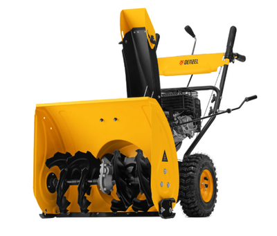 Бензиновая снегоуборочная машина SBM 610, 212 cc, ручной старт, фара Denzel