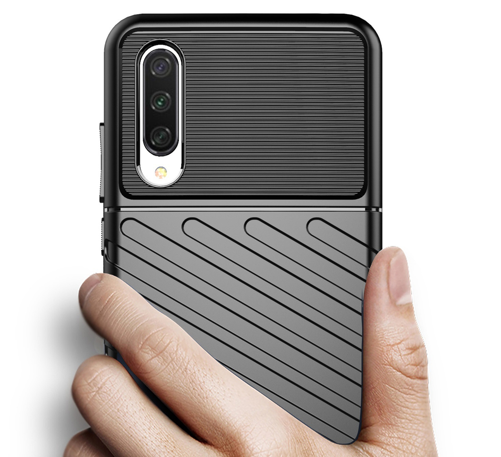 Чехол для Xiaomi Mi A3 (CC9E) цвет Black (черный), серия Onyx от Caseport