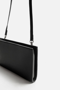 ZARA СУМКА XL С ГРАВИРОВКОЙ, ЧЕРНЫЙ