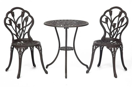 Комплект Secret De Maison Waltz of flowers (стол +2 стула) бронза