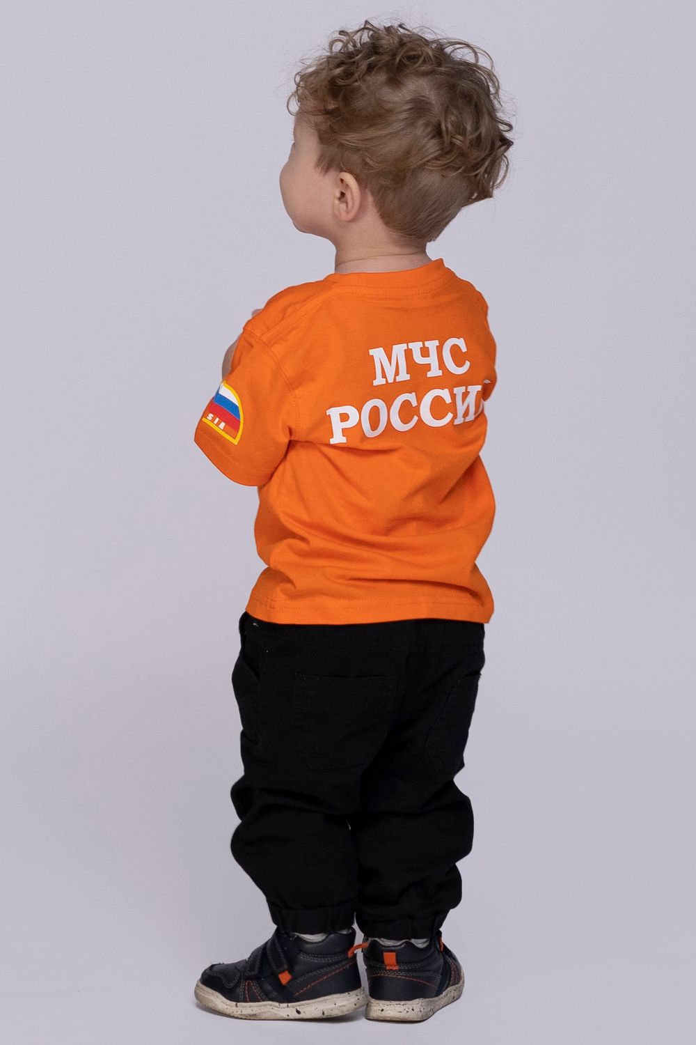 Футболка детская МЧС (термопечать, оранжевый)