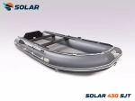 Лодка надувная моторная solar-430 super jet tunnel