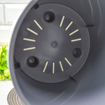 Кашпо Leaves 8л, белый/антрацит