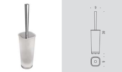 Туалетный ершик с колбой напольный Colombo Alize В2506 хром