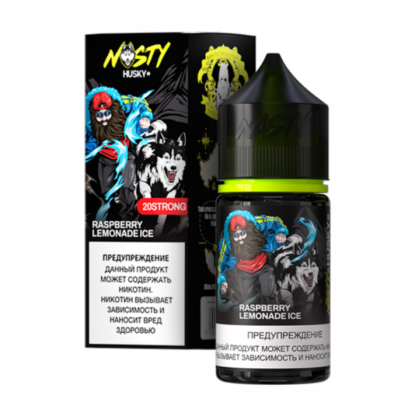 Купить Жидкость Nasty X Husky Import Salt 30 мл - Raspberry Lemonade Ice (Strong)