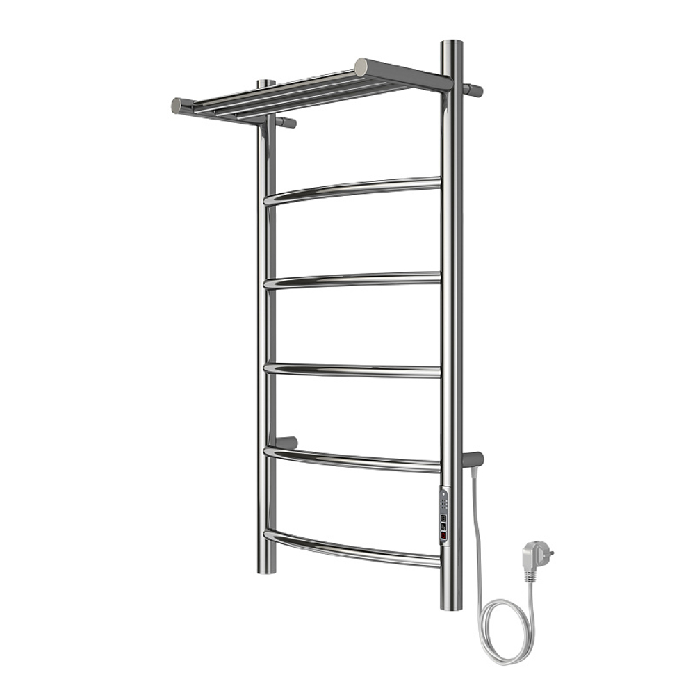 Полотенцесушитель электр. Azario VERONA 43.2х80, Хром