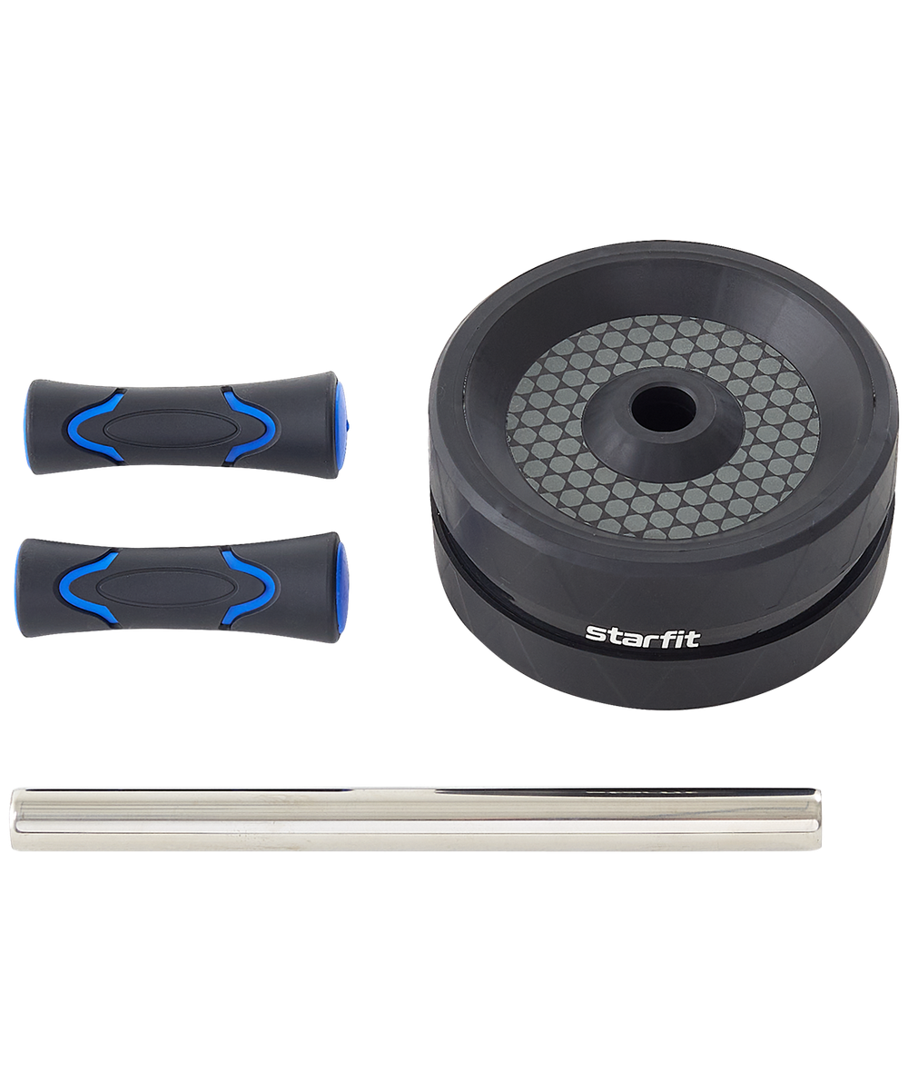 Ролик для пресса широкий RL-106, черный/темно-синий