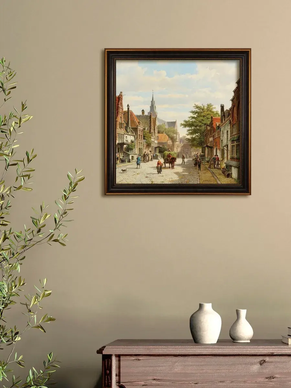 Картина серии "Голландия" настенная для интерьера 36*36 см