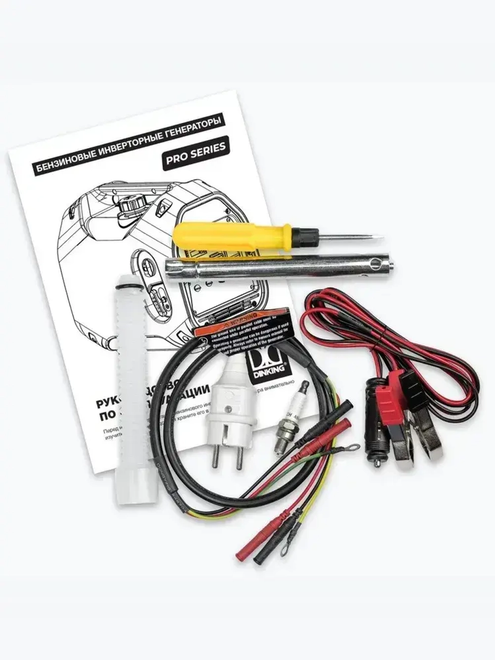 Генератор бензиновый инверторный Dinking DK2300iC (2,3кВт, 230В/50Гц, DK148F/P-2(T-48), бак 4л.)