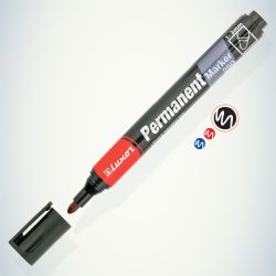 233838 Luxor Маркер перманентный PERMAMENT MARKER 250, ЧЕРНЫЙ пулевидный 1/3мм | Luxor