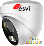 EVL-DS-H23F купольная уличная 4 в 1 FULL COLOR видеокамера, 1080p, f=2.8мм