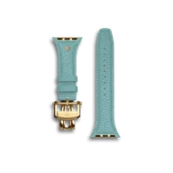 Ремешок для Apple Watch - Зернистая кожа - Голубой
