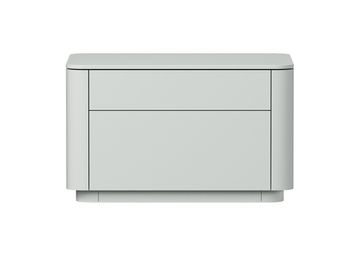 Тумба прикроватная Tammi 2 ящика ширина 60 см (светло-серый)